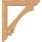 Ekena Millwork Imperial Slat Smooth Bracket w/ Offset Brace, Western Red Cedar, 7 1/2"W x 40"D x 44"H BKT0806X40X44IMP06SWR - alternate 2